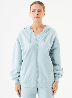 Sweat Cardigan Jale Light Blue from Shop Like You Give a Damn