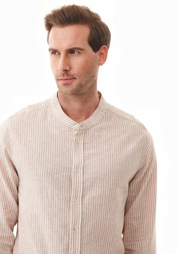 Shirt With Stripes Sand Ecru from Shop Like You Give a Damn