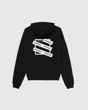 Hoodie All Day All Night Black from Shop Like You Give a Damn