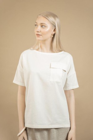 T-Shirt Boxy Meteorite White from Shop Like You Give a Damn