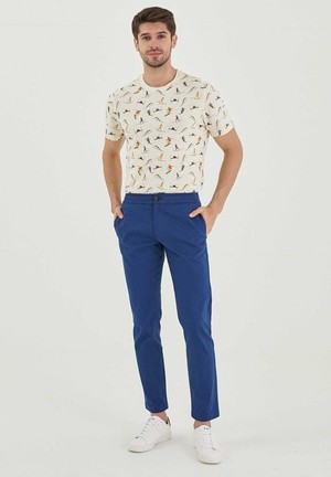 Chino Pants Navy Blue from Shop Like You Give a Damn