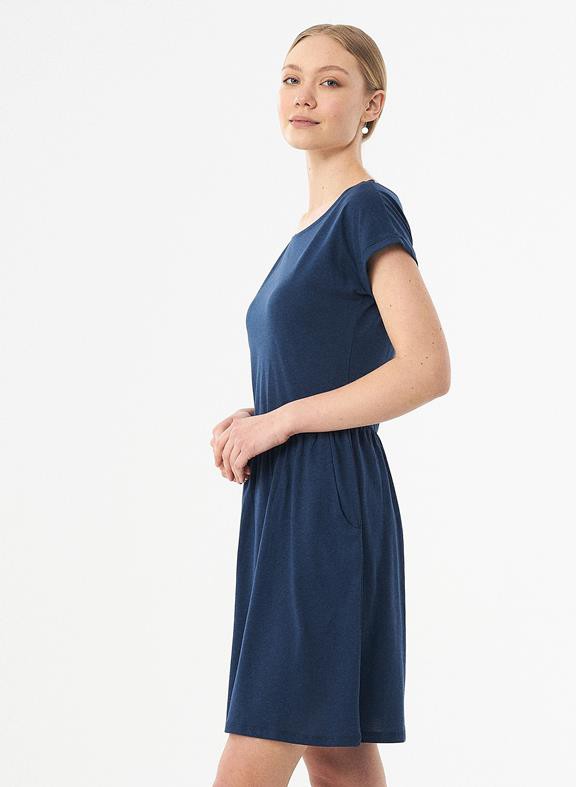 Jersey Dress Dark Blue from Shop Like You Give a Damn