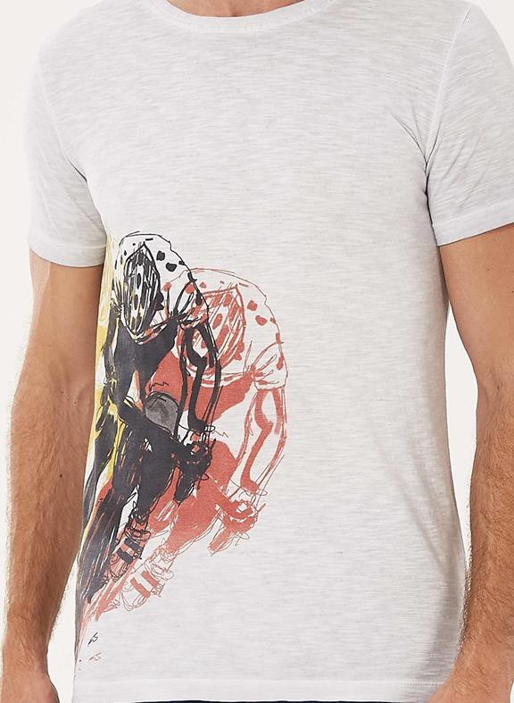 T-Shirt Cyclist Light Grey from Shop Like You Give a Damn