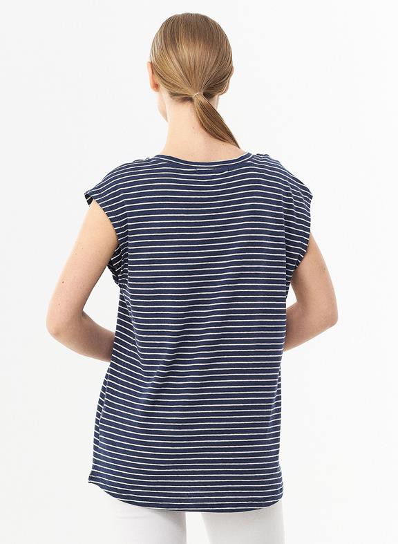 Striped T-Shirt Organic Cotton Linen from Shop Like You Give a Damn