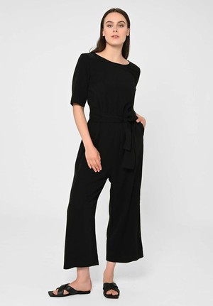 Jumpsuit Staine Halfsleeve Black from Shop Like You Give a Damn