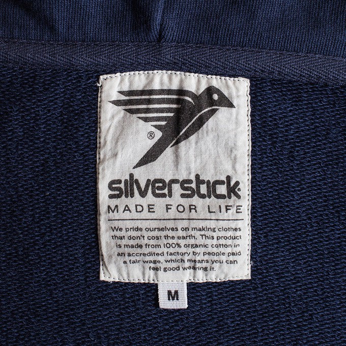 tobias organic cotton zip hoodie from Silverstick