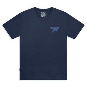 logo left chest organic cotton tee from Silverstick
