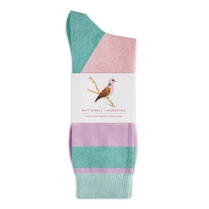 matt sewell turtle dove organic sock from Silverstick