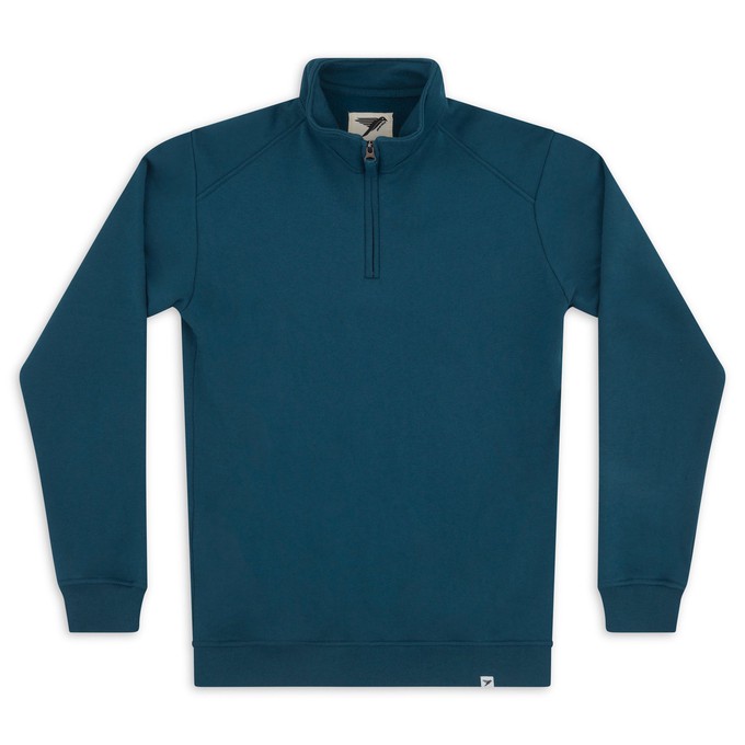 nevis organic cotton quarter zip from Silverstick