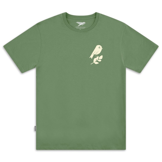 matt sewell logo organic tee from Silverstick