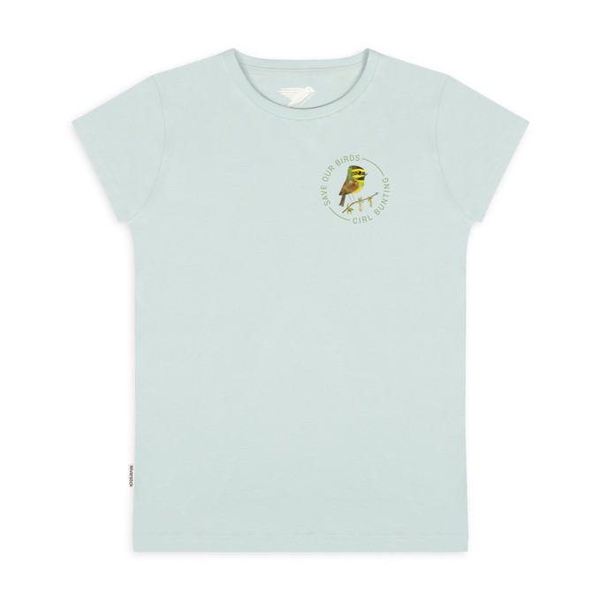 matt sewell cirl bunting organic tee from Silverstick
