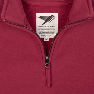 nevis organic cotton quarter zip from Silverstick