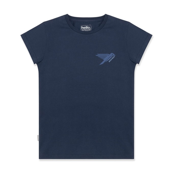 logo left chest organic cotton tee from Silverstick