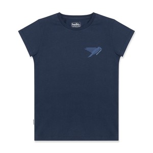 logo left chest organic cotton tee from Silverstick