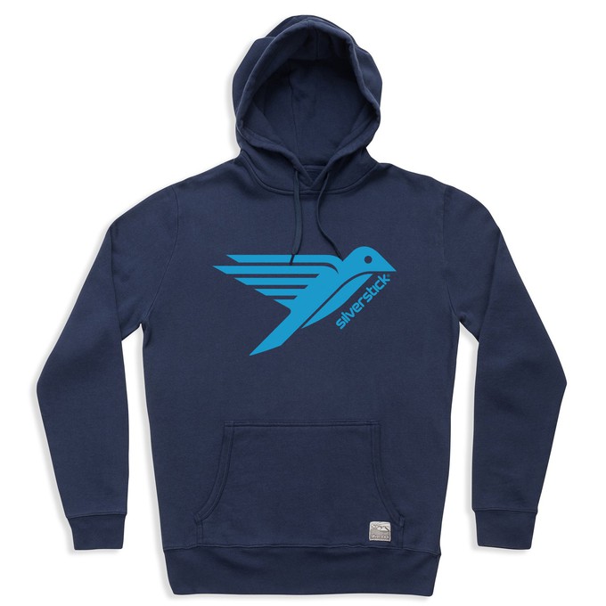 logo organic cotton hoodie from Silverstick