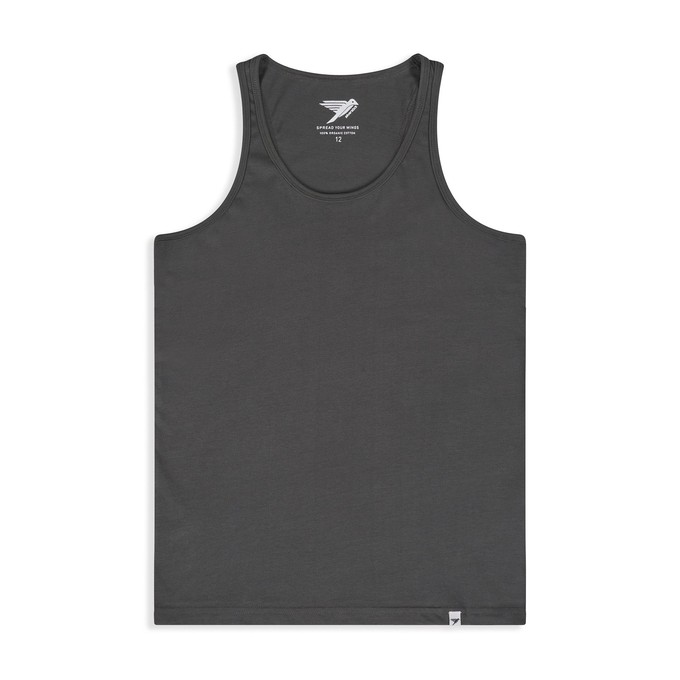 ray organic cotton vest from Silverstick