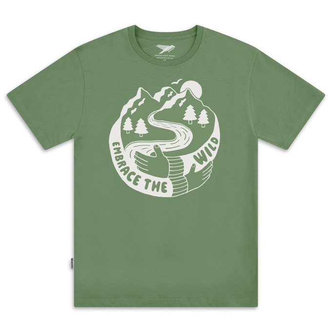 embrace the wild organic cotton tee from Silverstick