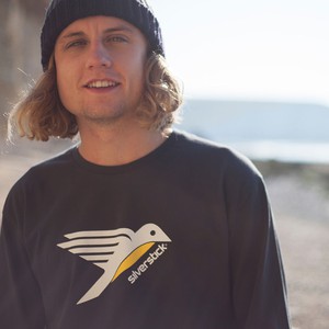 original logo organic long sleeve tee from Silverstick