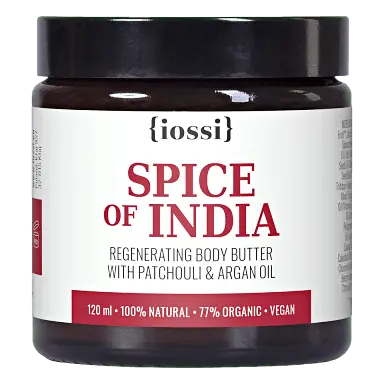 Spice of India Regenerierende Körperbutter mit Patchouli & Arganöl from Skin Matter