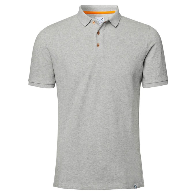 Polo - Sustainable - Grey Melange from SKOT