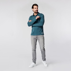 Longsleeve Polo - Sky from SKOT