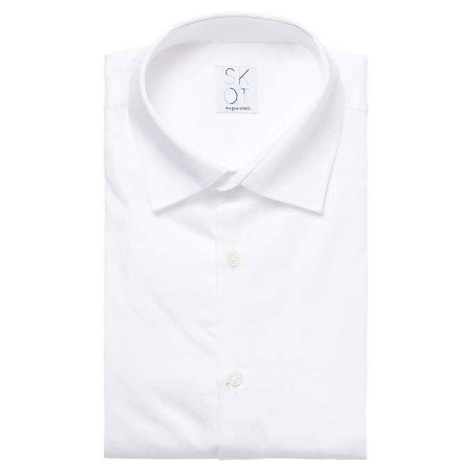 Shirt - Slim Fit Sleeve Lenght 7 - Circular White from SKOT