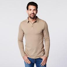 Longsleeve Polo - Sand via SKOT