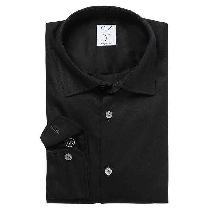 Shirt - Slim Fit - Circular Black from SKOT