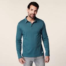 Longsleeve Polo - Sky via SKOT