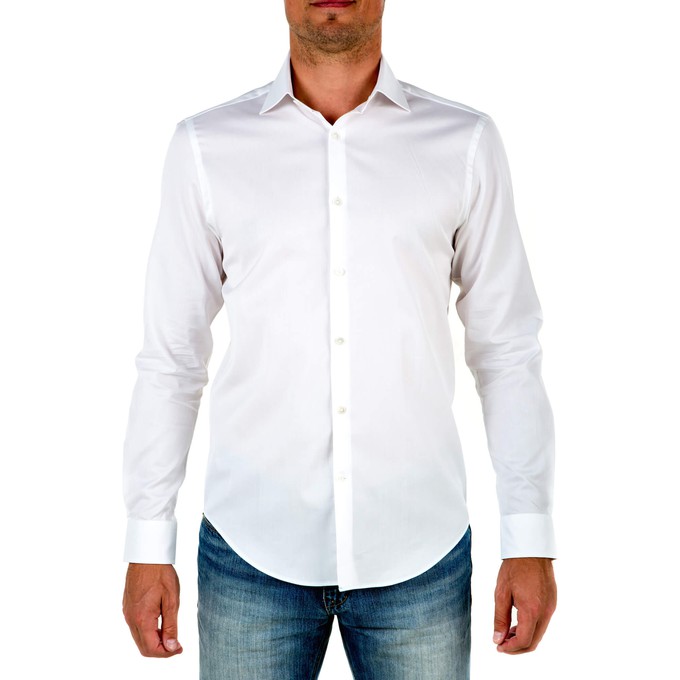 Shirt - Slim Fit - Serious White (Last stock) from SKOT