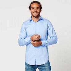 Shirt - Regular Fit - Circular Blue via SKOT