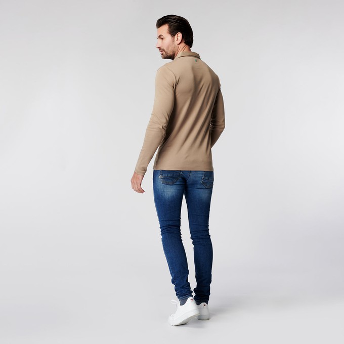 Longsleeve Polo - Sand from SKOT