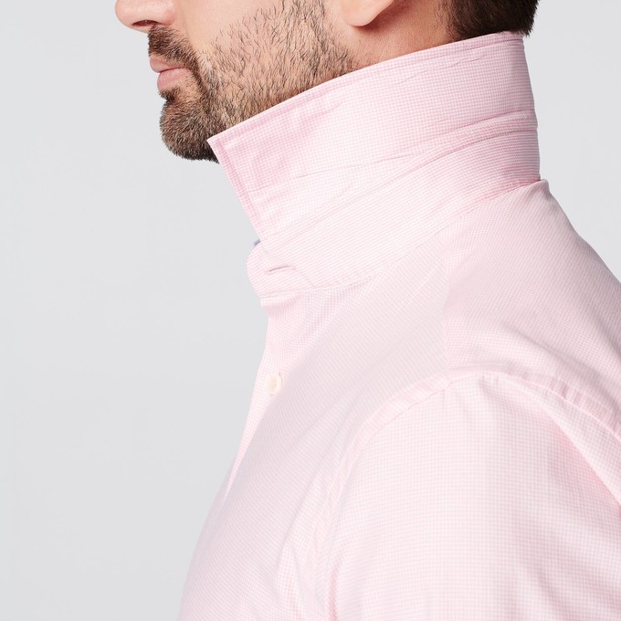 Shirt - Slim Fit - Checkered Pink from SKOT