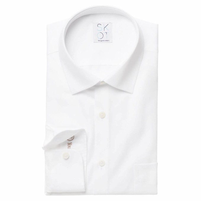 Shirt - Slim Fit - Circular White from SKOT