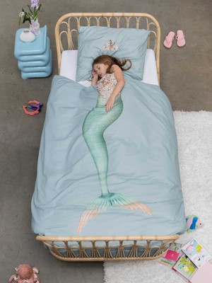 Mermaid Aqua pillowcase from SNURK