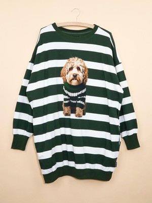 Labradoodle Sweater Dress Dames from SNURK