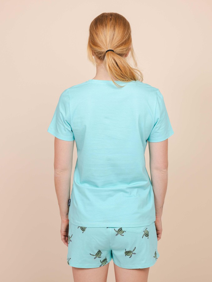 Mint V-neck T-shirt Women from SNURK