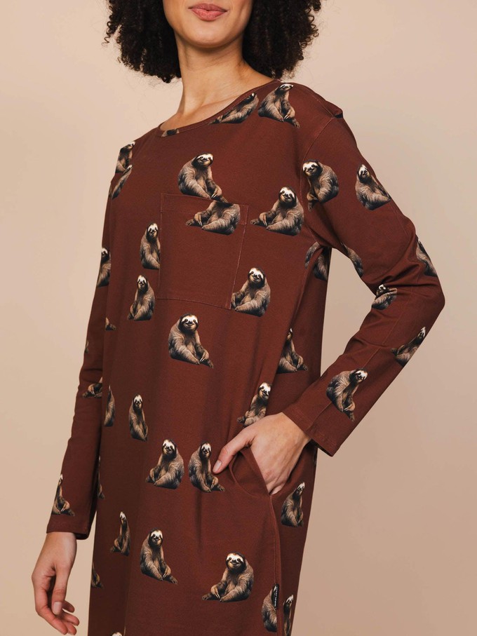 Sloth Longsleeve Dress Women from SNURK