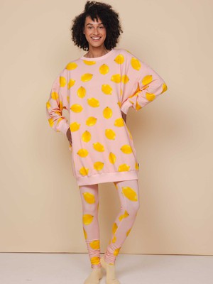 Lemon Sweater Dress and Legging set Women from SNURK