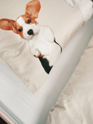 Beagle Friends pillowcase from SNURK