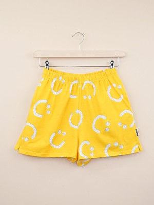 Smiles Yellow Shorts Women from SNURK