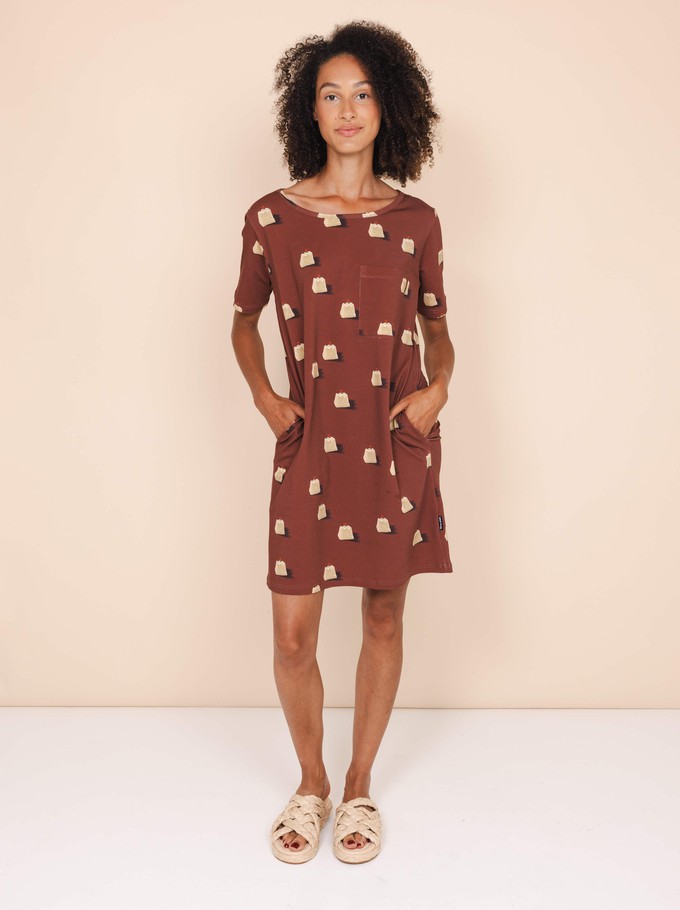 Sandy Castles T-shirt Dress Women from SNURK