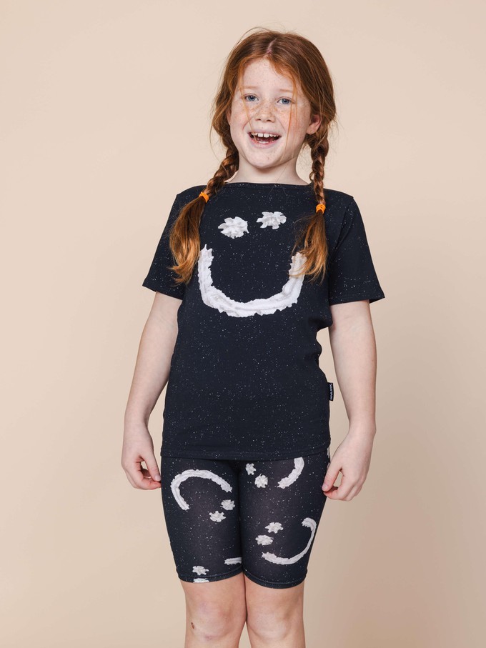 Smiles Black Bikershorts Kids from SNURK