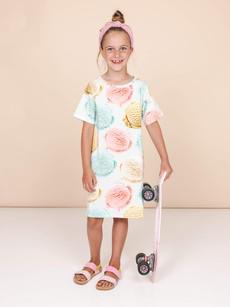 Gelato Dress short sleeves Children via SNURK