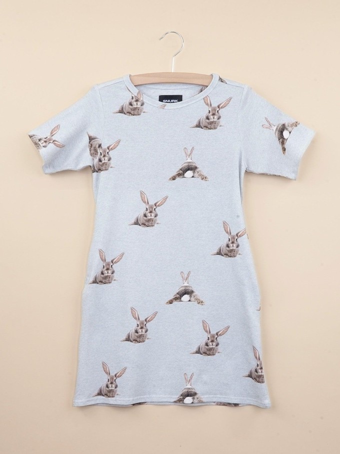 Bunny Bums T-shirt Dress Kids from SNURK
