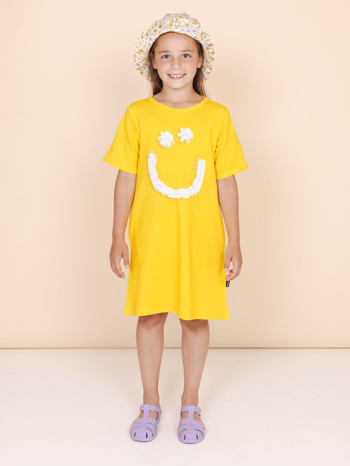 Smiles Yellow Dress short sleeves Children from SNURK