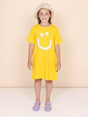 Smiles Yellow Dress short sleeves Children from SNURK