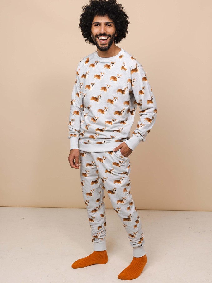 Corgi Time Sweater Men from SNURK