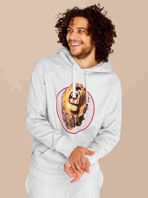 Lion Head Oversized hooded sweater Men from SNURK