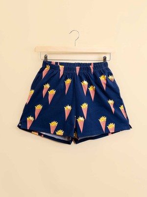 Fries Navy T-shirt and Shorts set Women from SNURK